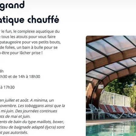 Un Toit Sur Le Bassin Claouey Campingplads